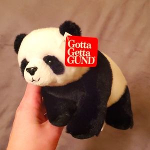 Gund stuffed panda bear
